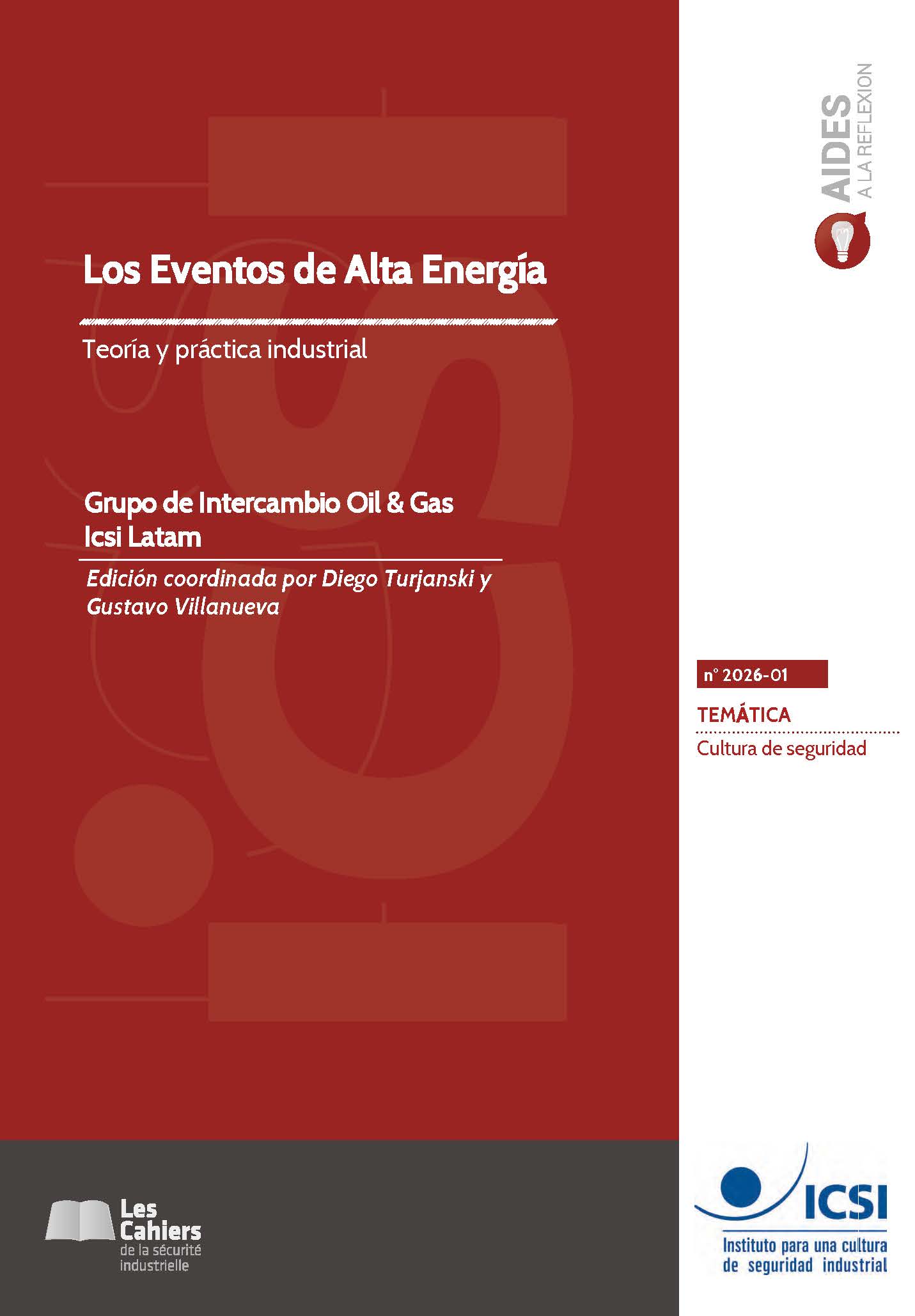 Couverture Cahier - Los eventos de alta energia