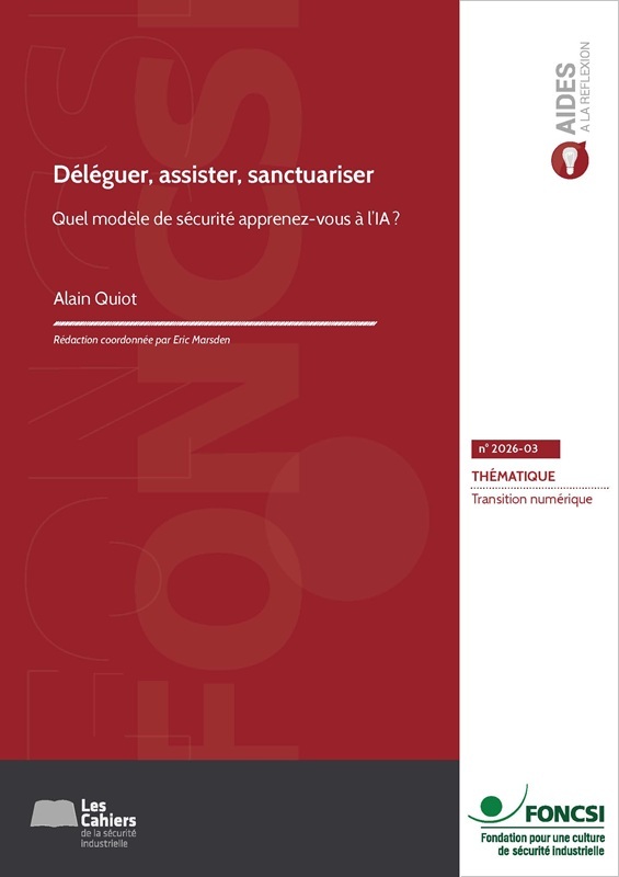 Couverture Cahier IA déléguer, assister, sanctuariser