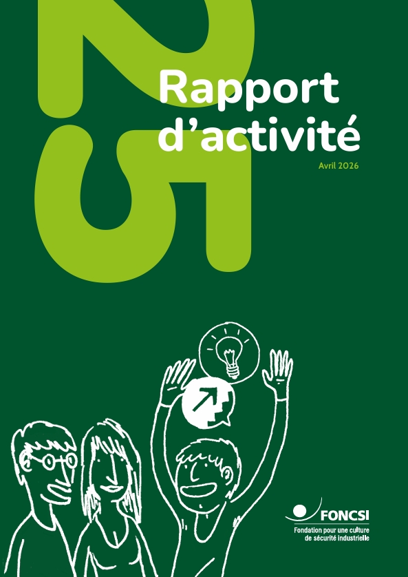 Couverture du rapport d'activité 2025 de la Foncsi